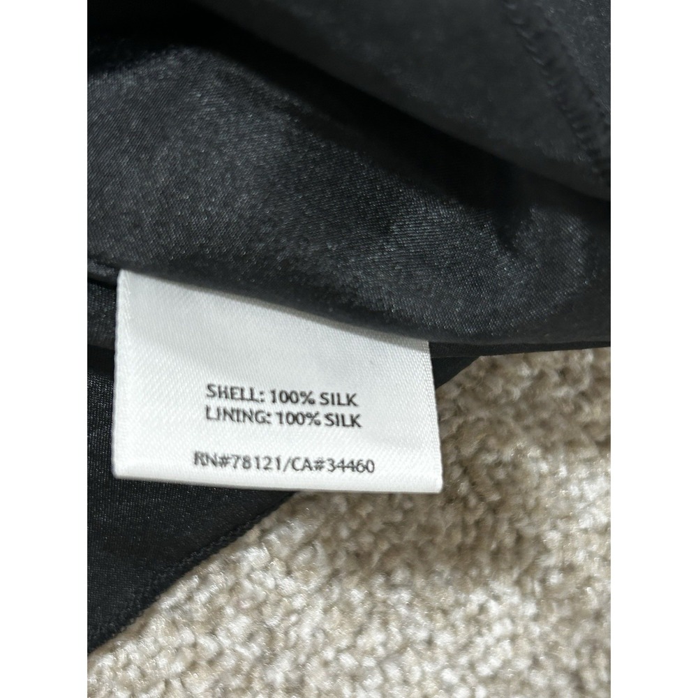Eileen Fisher Women's 3X Black Silk Satin  Beaded Tank Top Special Occasion - Picture 6 of 10